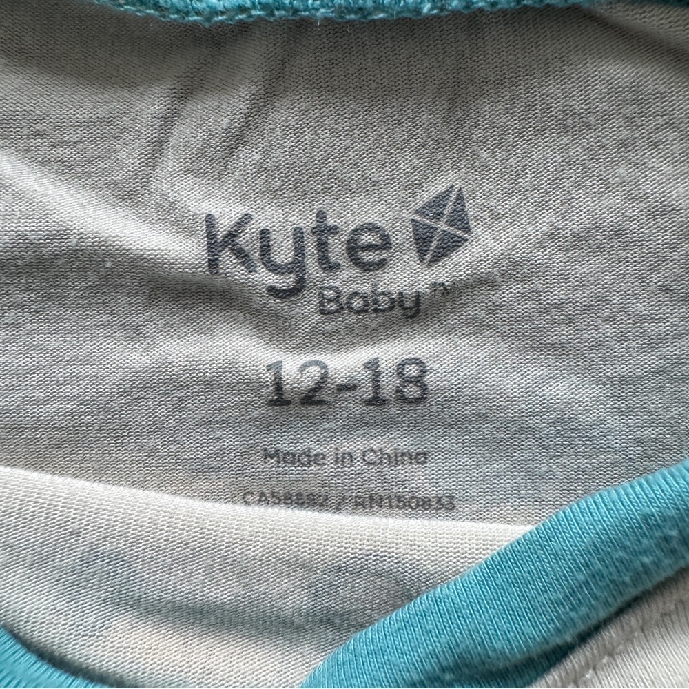Kyte Baby Set of 3 Bamboo T-Shirts Fish Camping Prints Size 12-18 Months - Picture 8 of 8